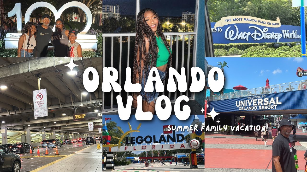 FAMILY VACATION IN ORLANDO VLOG | UNIVERSAL STUDIOS, DISNEY, LEGOLAND + MORE