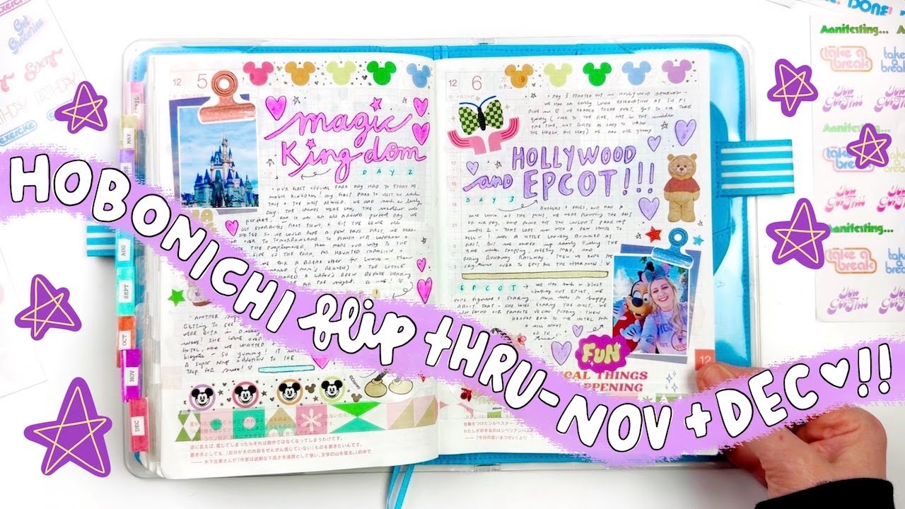 Hobonichi Flip Through- Nov & Dec 2023