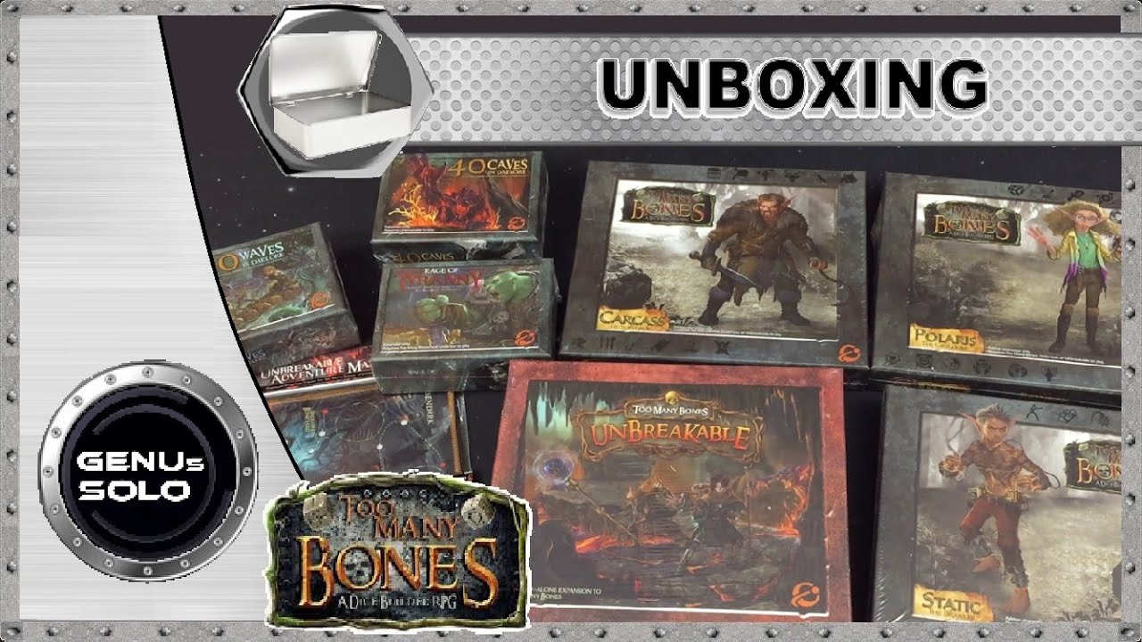 Too Many Bones: Unbreakable - Vorstellung & Unboxing - deutsch