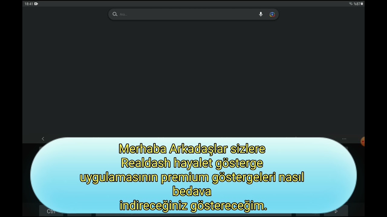 RealDash Hayalet gösterge uygulamasının premium göstergelerini açma.