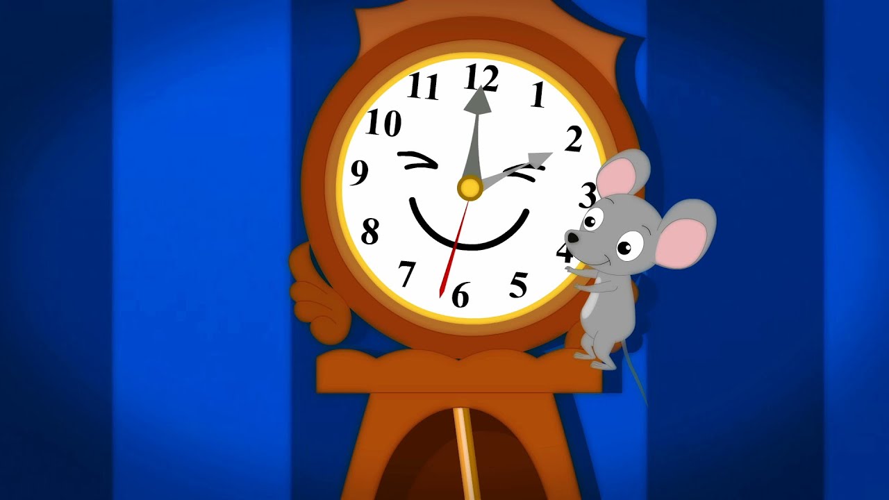 Hickory Dickory Dock |  การเรียนรู้ภาษาอังกฤษ | เพลงเด็ก