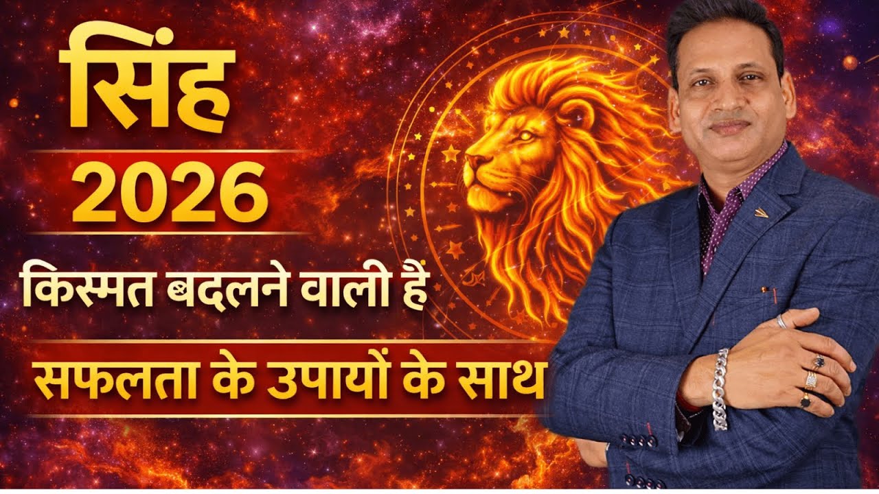 सिंह राशि 2026 के लिए ये बातें आपको जाननी चाहिए | Singh Rashi 2026 | Leo 2026 Horoscope | Dr. Mukesh