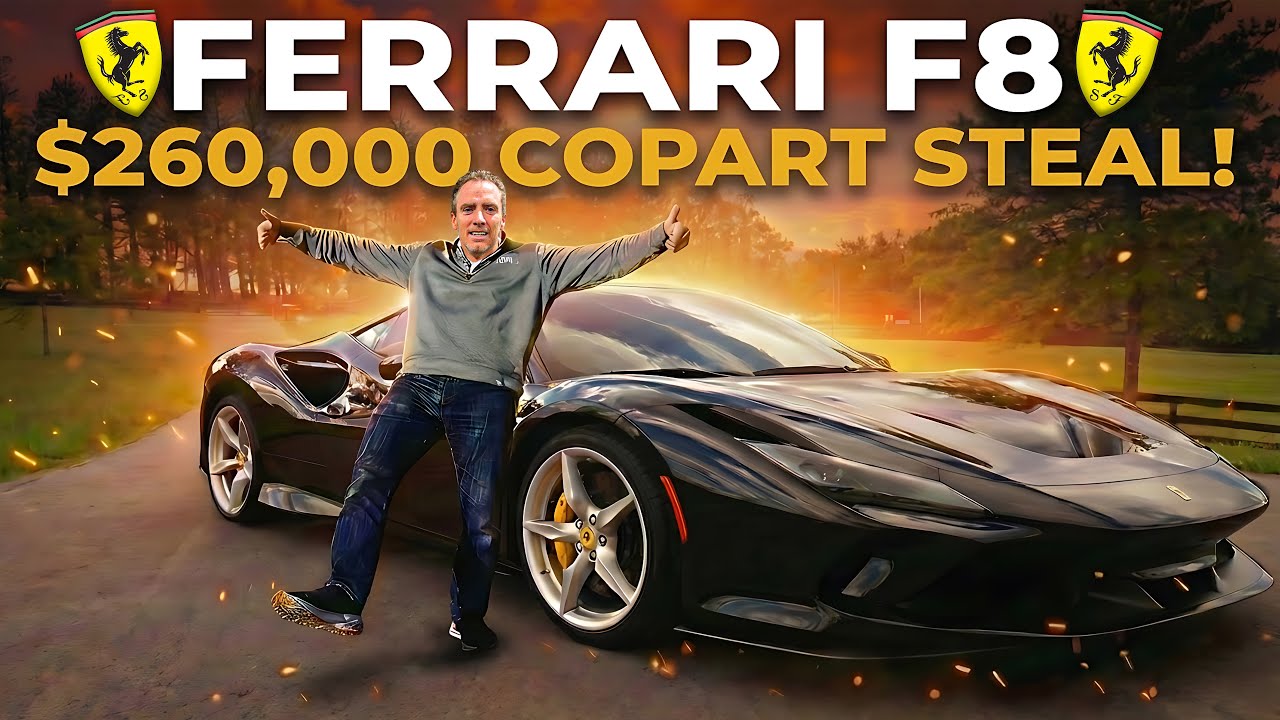 I Bought a FERRARI F8 TRIBUTO From Copart for $260,000!