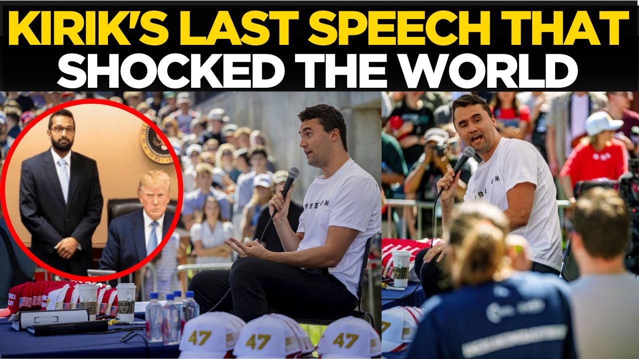 Charlie Kirk LIVE | Charlie Kirk’s Last Speech Before Assassination Goes Viral | Utah Shooting | USA