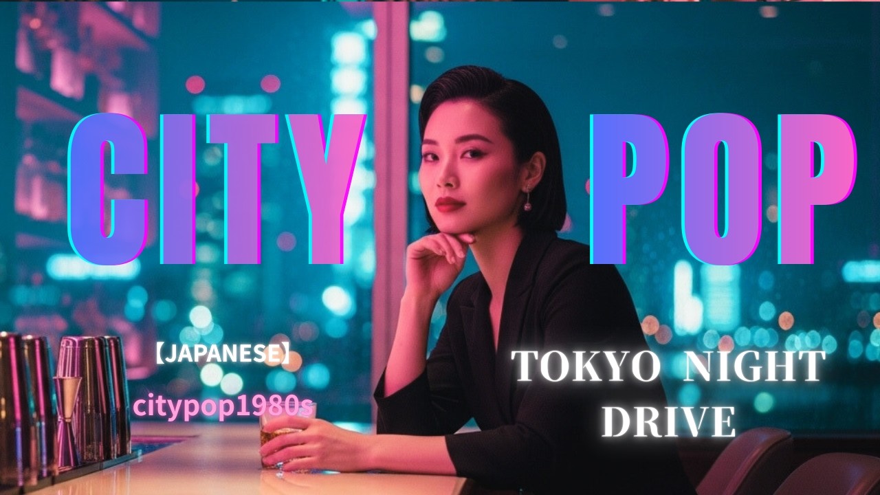 【夜のドライブに最強】Japanese City Pop Night Drive 🌃 80s Nostalgic Tokyo Neon / Relaxing Retro City Pop Mix