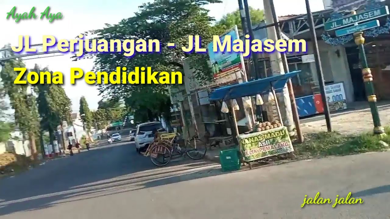 Jl Perjuangan - Jl majasem, Zona Pendidikan Kota Cirebon. #jalanjalan