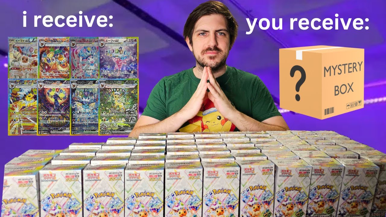 GIVING AWAY 1 MYSTERY BOX FOR EVERY EEVEE SPECIAL ART I PULL (OPENING 60 BOXES)