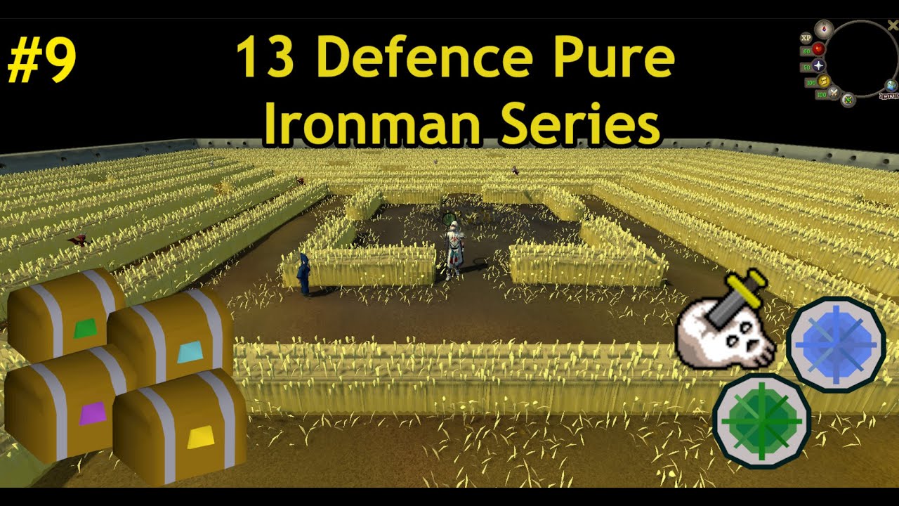 Hunter Is Done I OSRS 13 Defence Pure Ironman Series I Episode 9