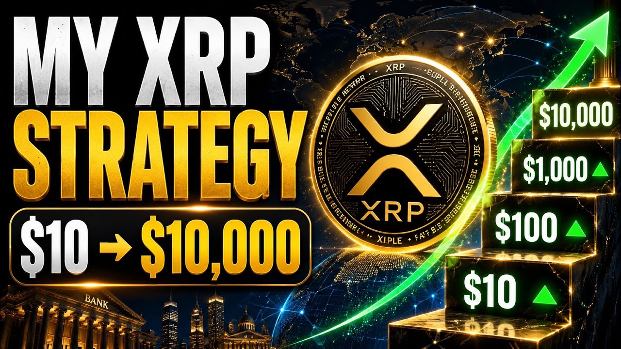 Моя стратегия по $XRP от $10 до $10 000