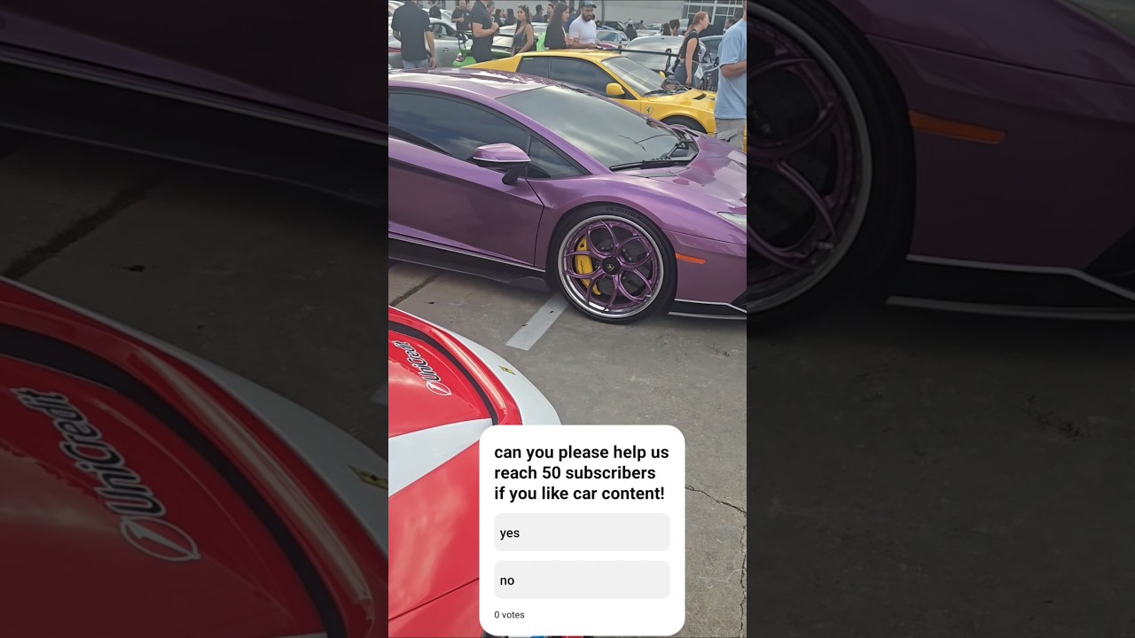 Bandman kevo lamborghini is in Houston at car meet, in a sick lamborghini ultimate.