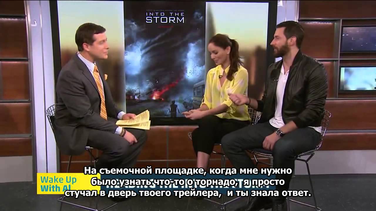 Sarah Wayne Callies and Richard Armitage talk to The Weather Channel (RUS SUB)