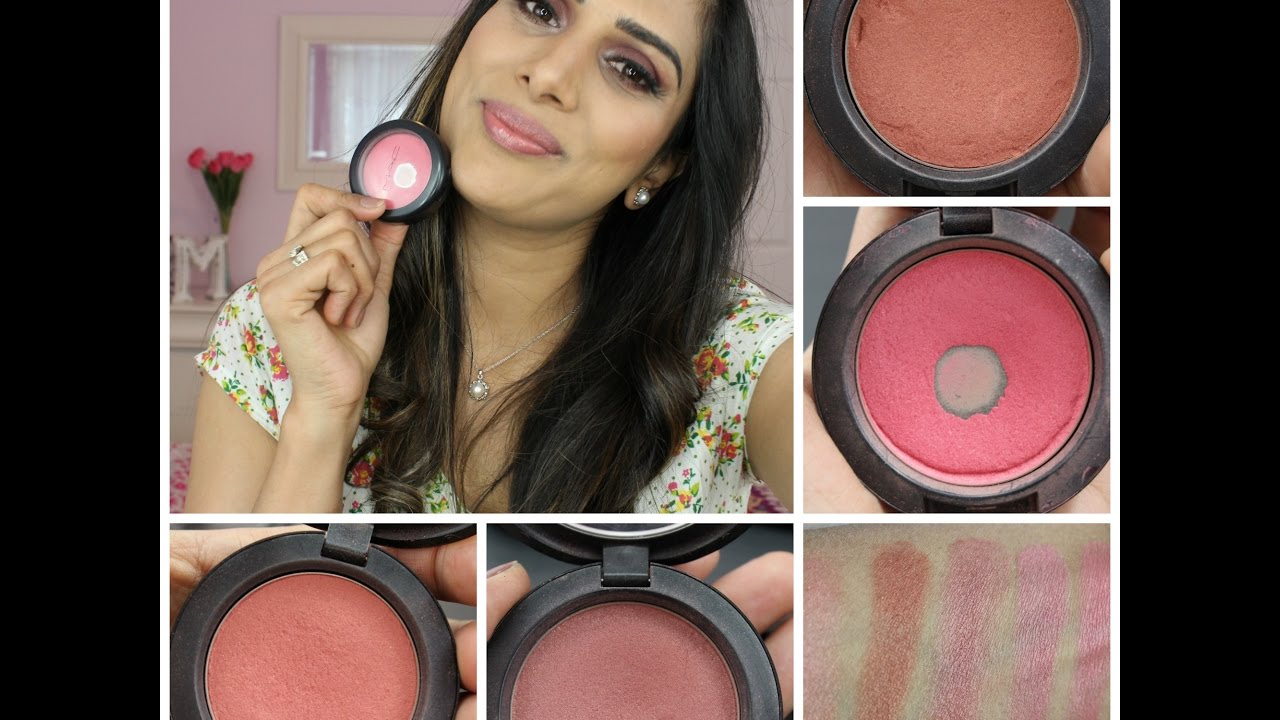 TOP 5 MAC BLUSHERS FOR INDIAN /MEDIUM/TAN/OLIVE  SKIN TONES