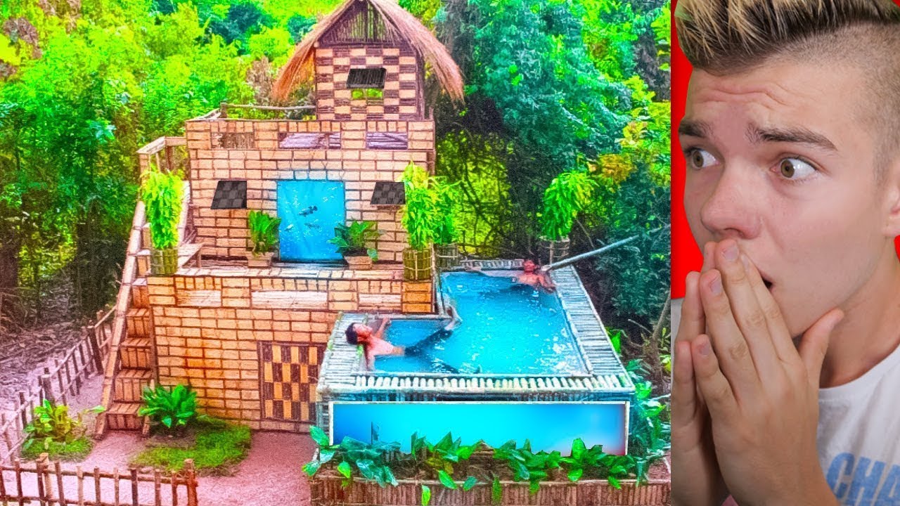 Oni Zbudowali NAJLEPSZY DOM Z BASENEM NA ŚWIECIE!