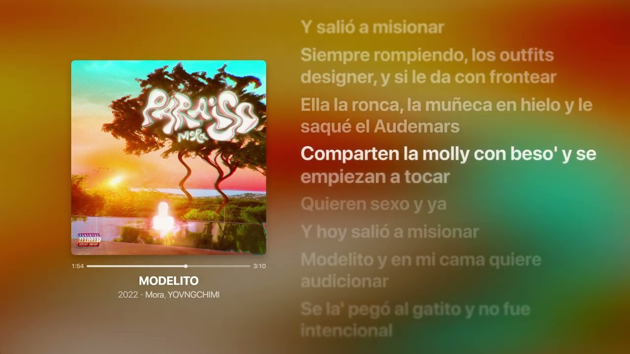 Mora, YOVNGCHIMI - MODELITO (Lyrics)