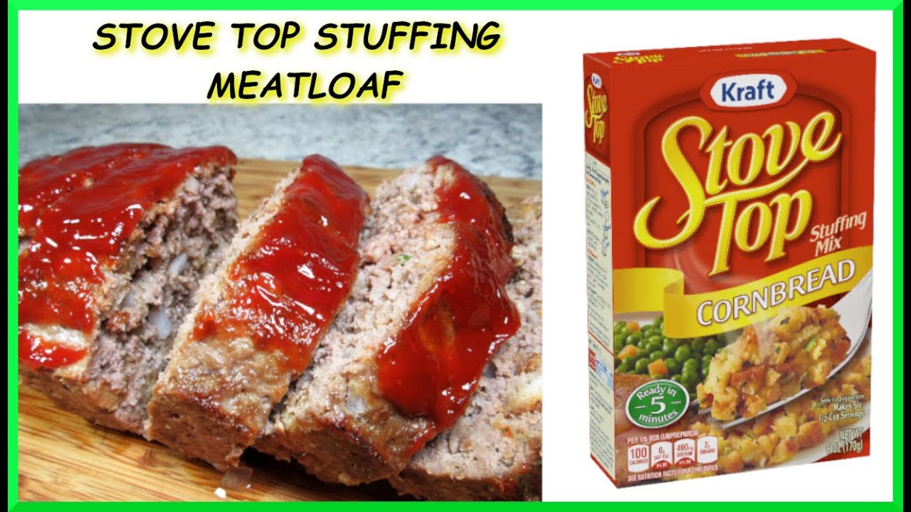 The BEST Stove Top Stuffing Meatloaf | Easy Pantry Meatloaf Recipe