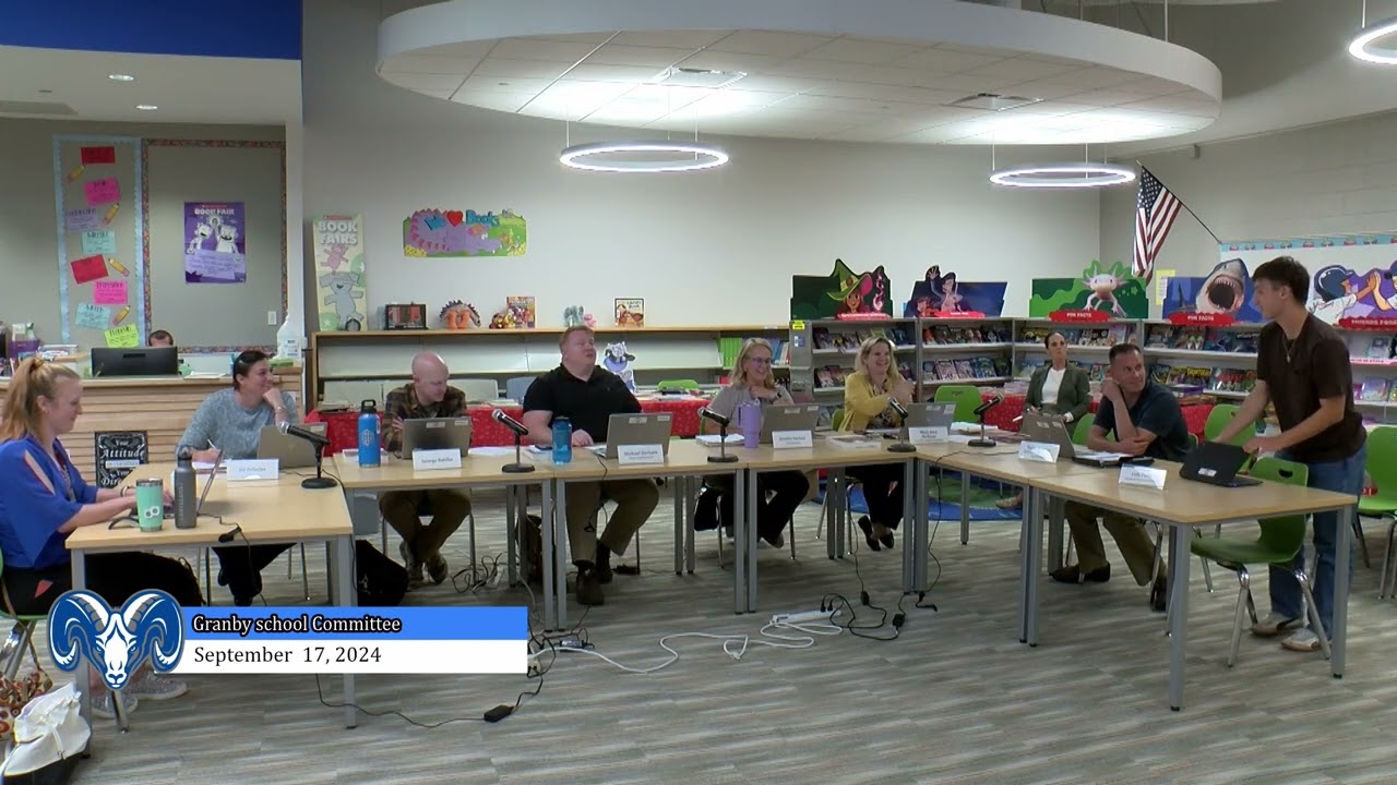 School Committee Granby MA 09-17-24