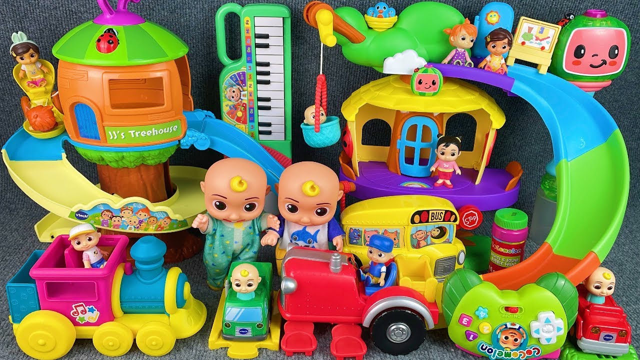10 Minutes Satisfying with Unboxing Cocomelon Playground & Piano Set Review Toys | ASMR