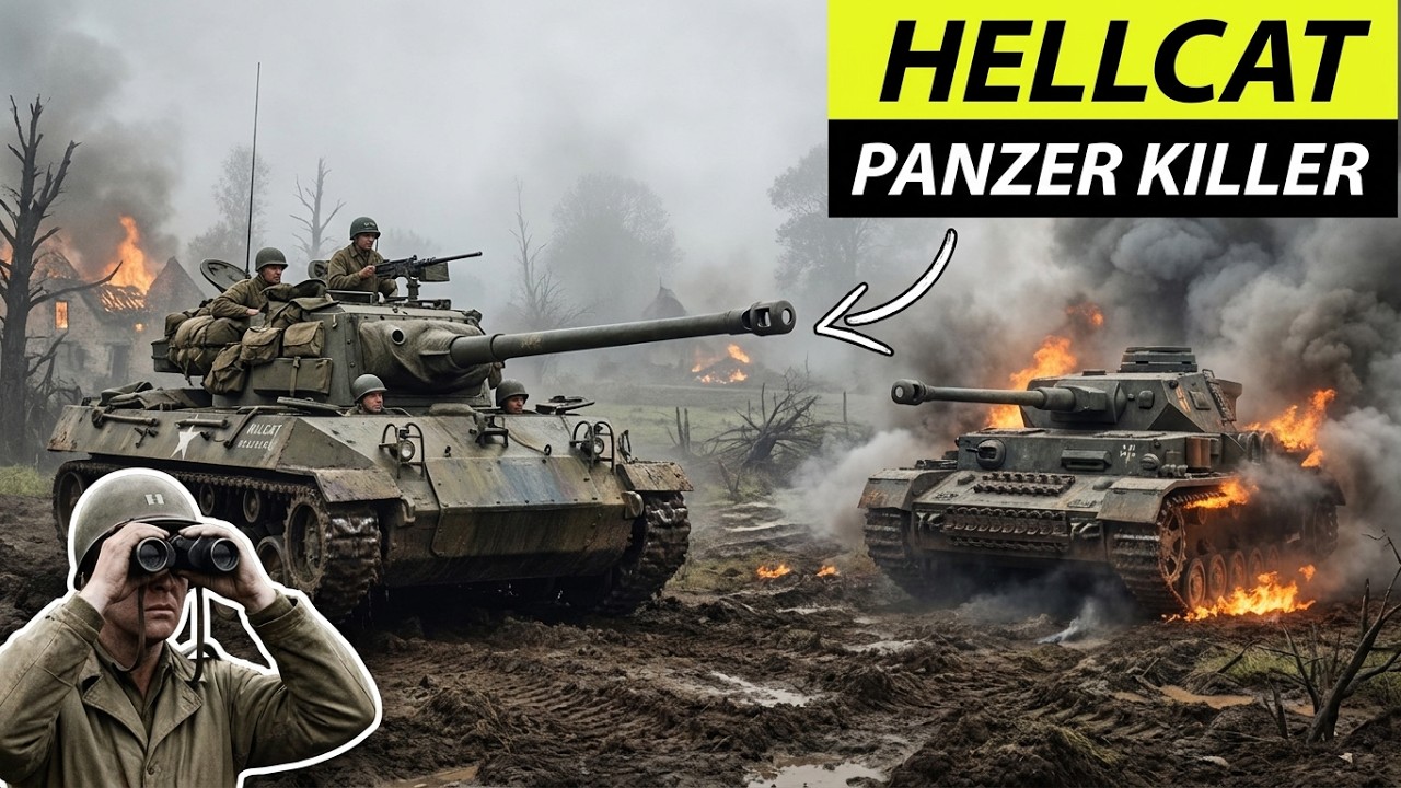 When M18 Hellcats Hunted Panzer IVs: Legendary Tank Battle at Arracourt