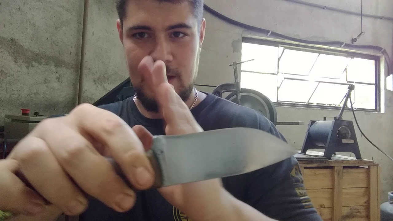 Desbaste Hollow nas facas. Método simples