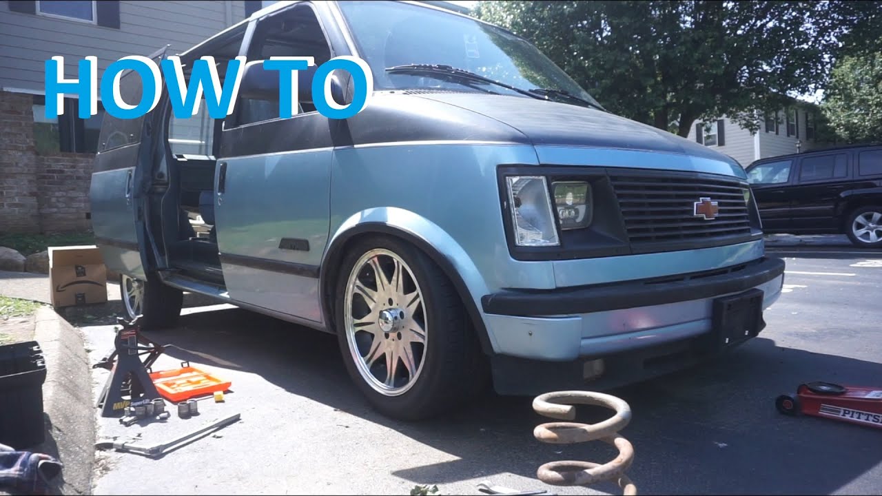 Installing 2 INCH LOWERING SPRINGS in the CHEVY ASTROVAN