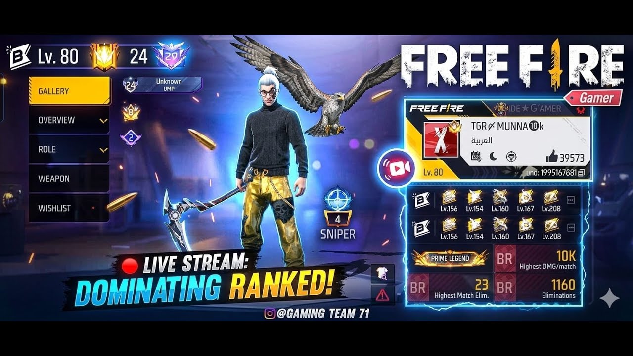 Free Fire Live Bangla | Headshot Challenge 😎 | Gaming Rabby