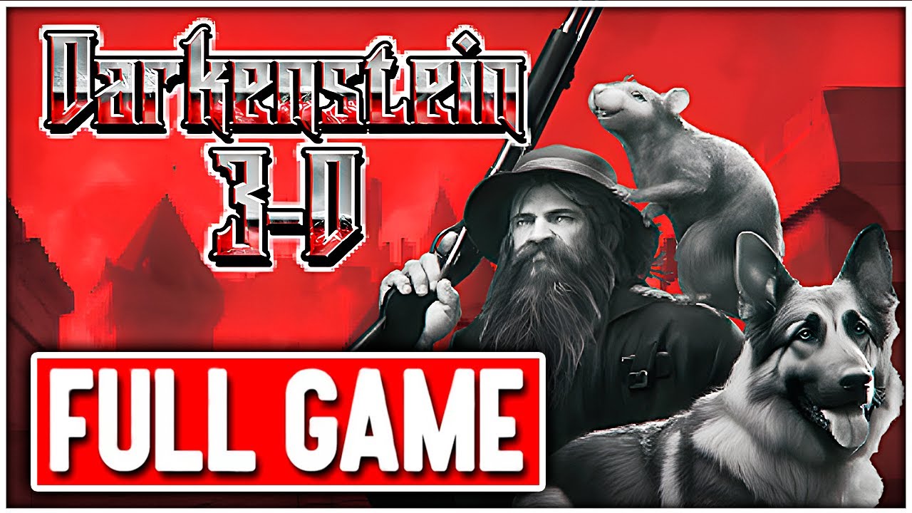 DARKENSTEIN 3D Gameplay Walkthrough FULL GAME - No Commentary PC