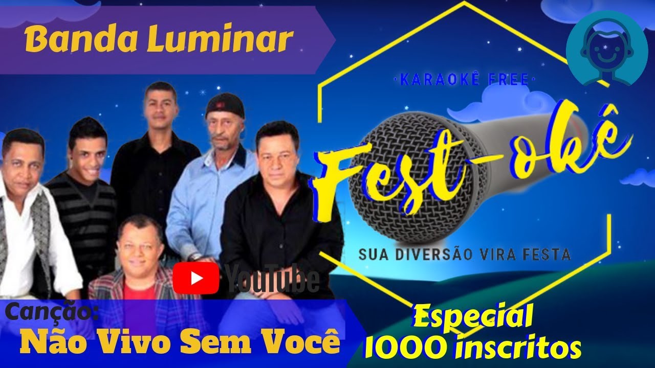 Karaokê Banda Luminar - Não Vivo Sem Você