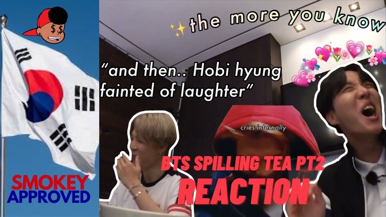 BTS spilling tea about each other non-stop part 2  #bts #btsreaction #btsarmy #sugaarmy