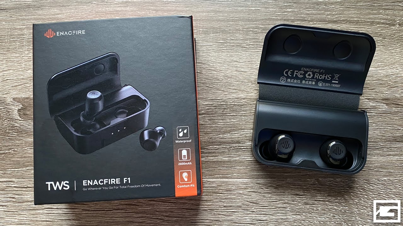 200+ Hours Of Battery Life and IPX8 Waterproof! Enacfire F1 True Wireless