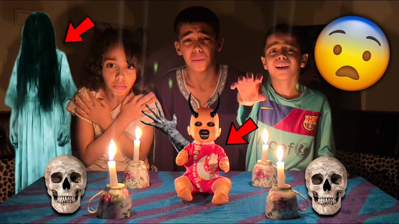 و أخيرا لعبنا لعبة الدمية مسكونة ! 🧸😭 ( بنتي تحركت بالمقطع ! ) 💔😭