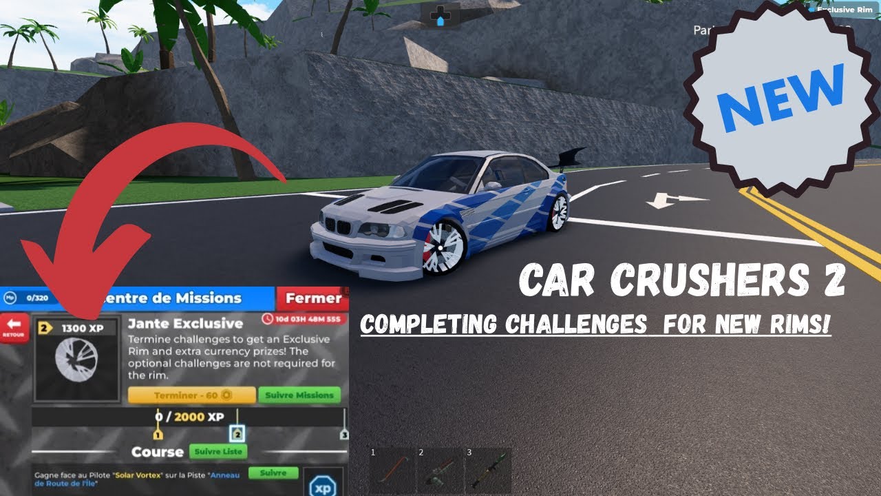 🔥Guide To Get New Rims In Car Crushers 2🔥|🆕Car Crushers 2 New Update🆕|💥New Limited Rims💥|(Roblox)