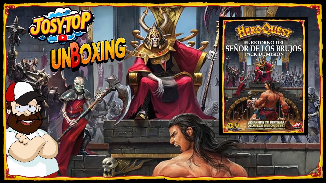 EL RETORNO DEL SEÑOR DE LOS BRUJOS Heroquest, Unboxing, Return of the Witch Lord.