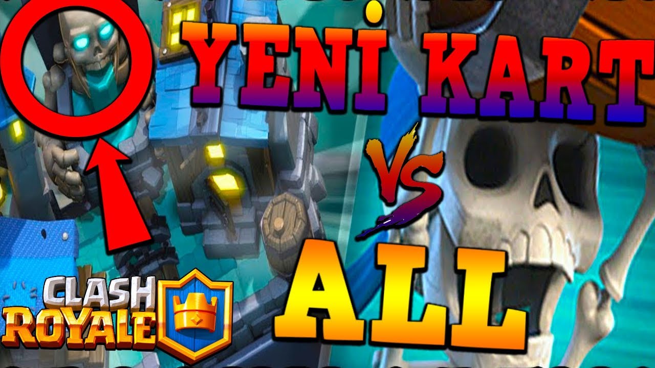 TÜRKİYE'DE İLK! YENİ KART DUVAR KIRICI VS DİĞER KARTLAR! CLASH ROYALE