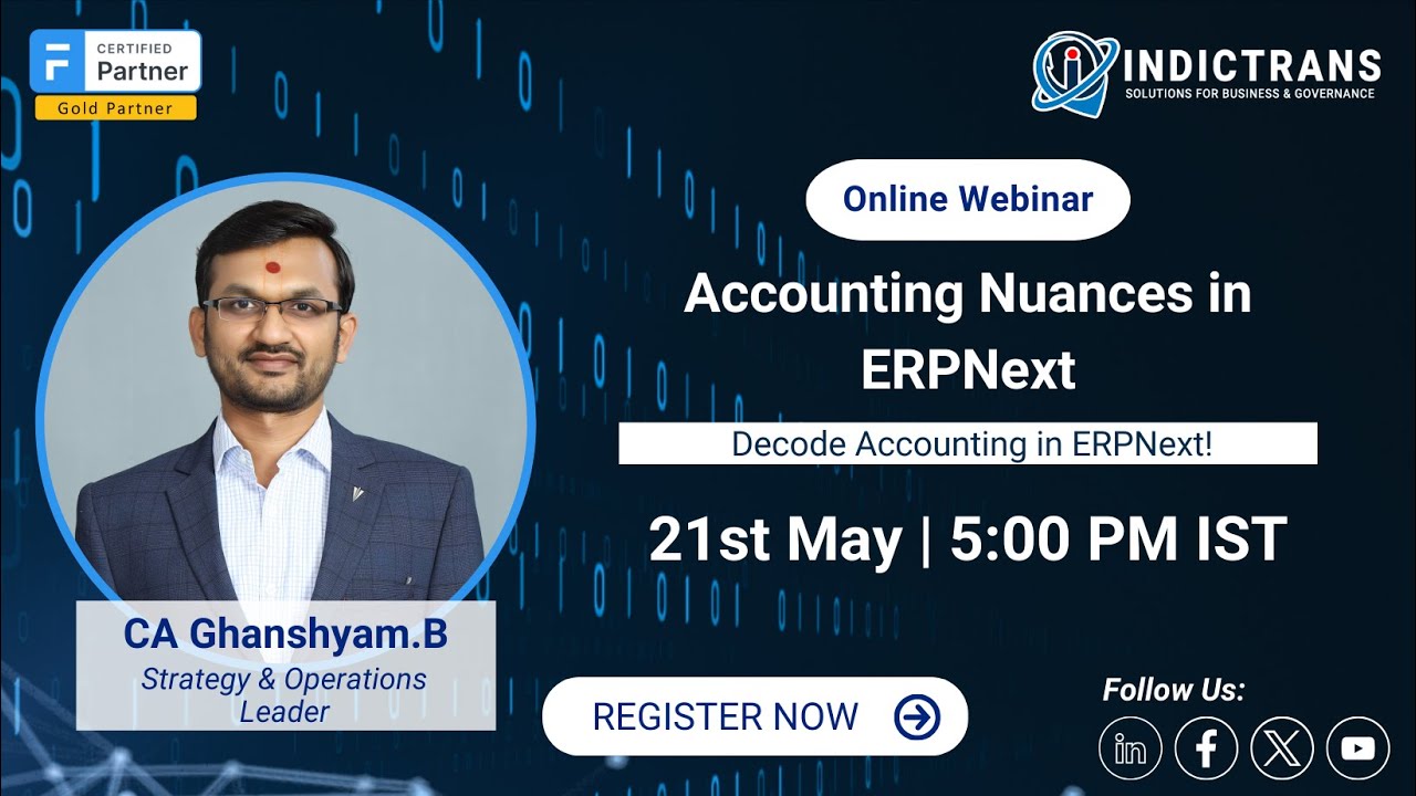 Accounting Nuances in ERPNext