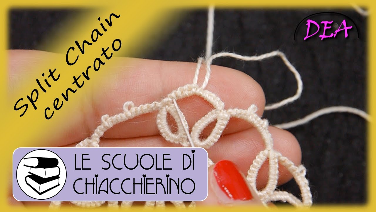 S.C.66°Tut.a.- Lo Split Chain Centrato. Superamento del giro senza tagliare i fili.