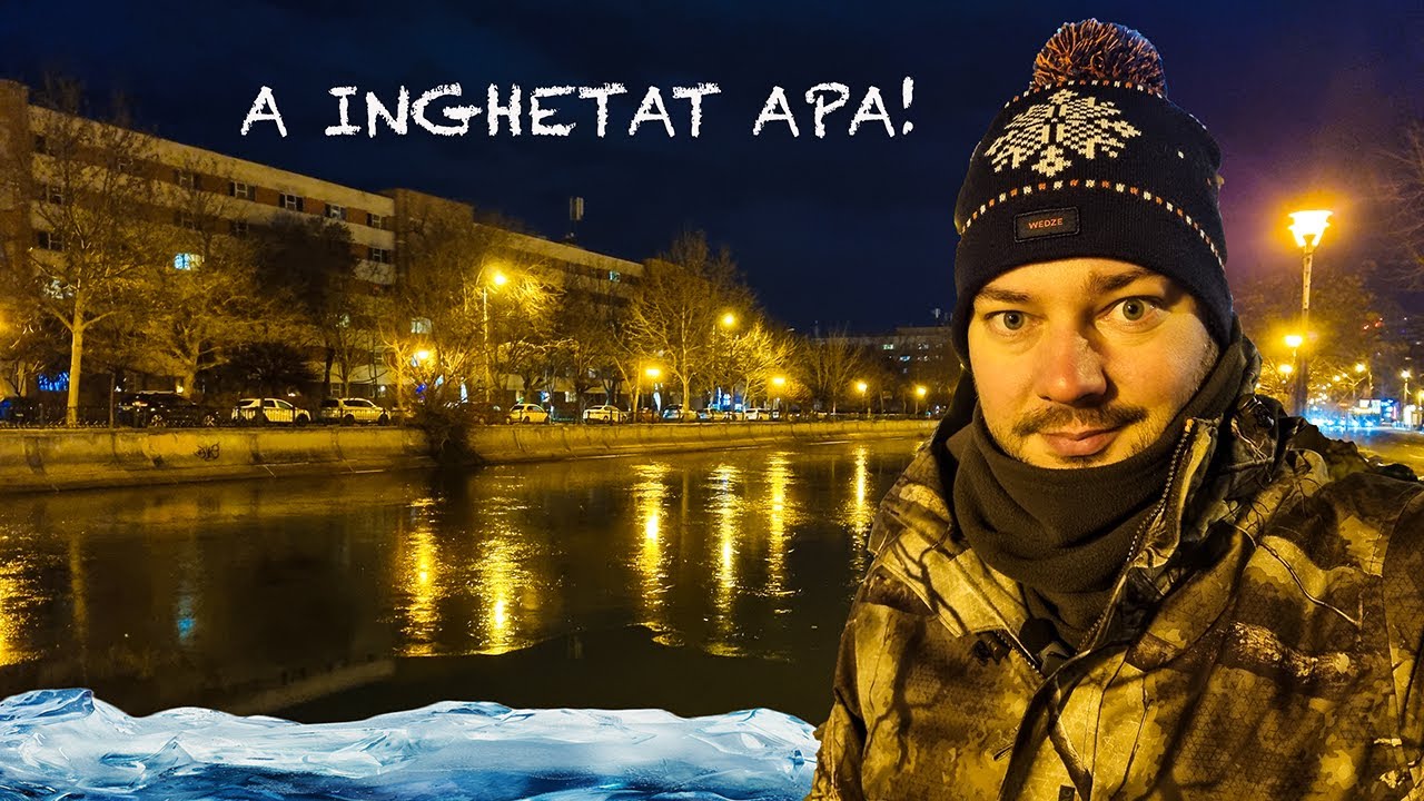 A ÎNGHEȚAT APA în timp ce PRINDEAM PEŞTE!