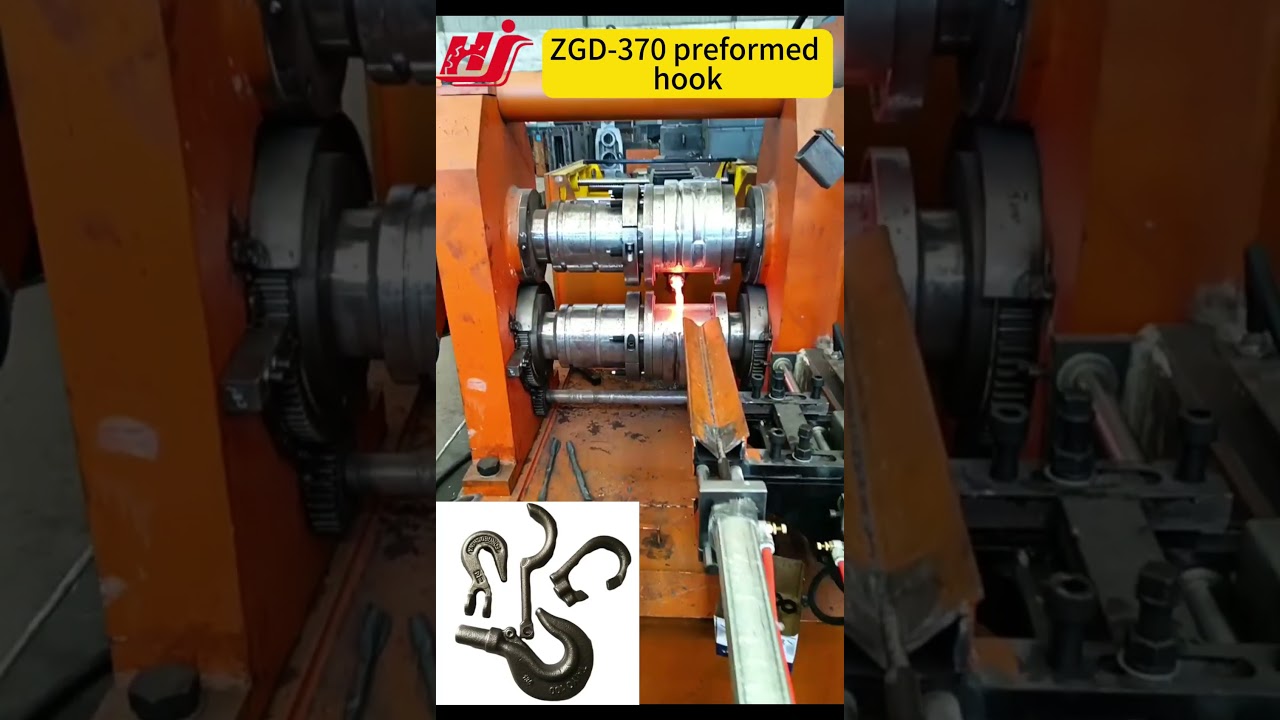 Full automatic roll forging machine pre-forming hook. ZGD-370
