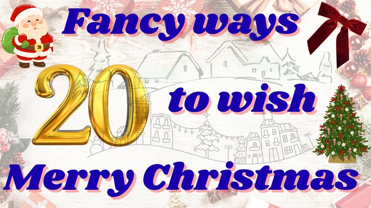 20 прекрасных способов пожелать счастливого Рождества 🎄🎁 | Рождественские пожелания 2025
