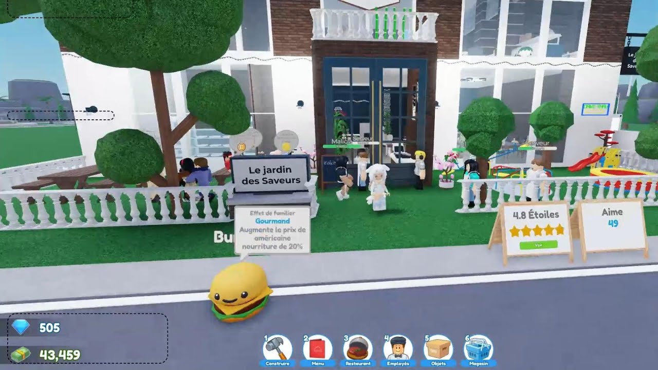 Voici mon nouveau resto ! #Roblox