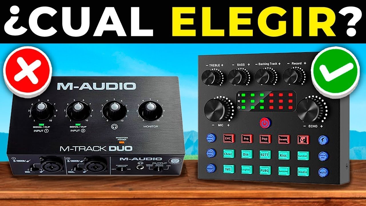 😮 Las 5 MEJORES TARJETAS de SONIDO Para PRINCIPIANTES 2025 | INTERFACES de AUDIO Calidad Precio