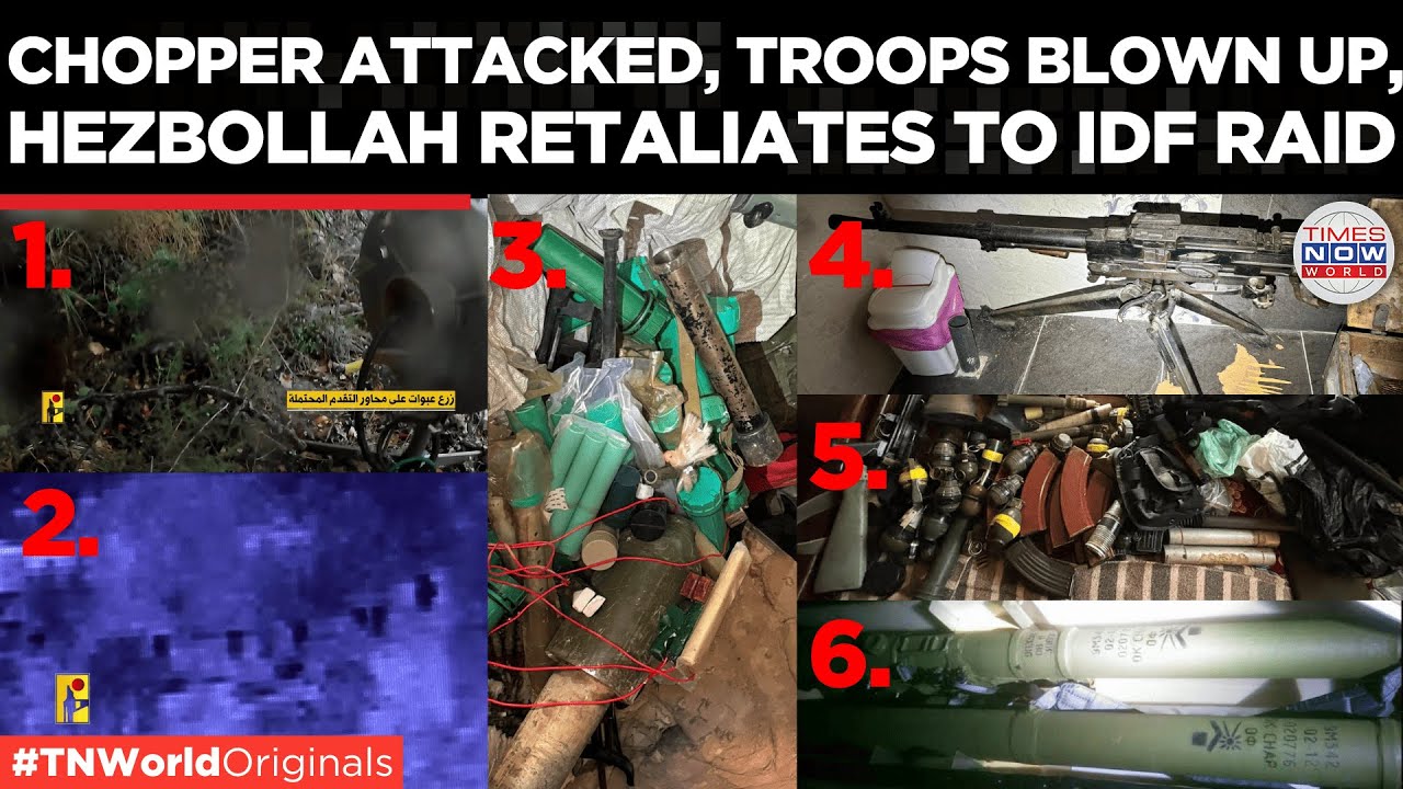 Hezbollah&rsquo;s Secret Weapon Stash Exposed: IDF Raids Shake Lebanon | Times Now World