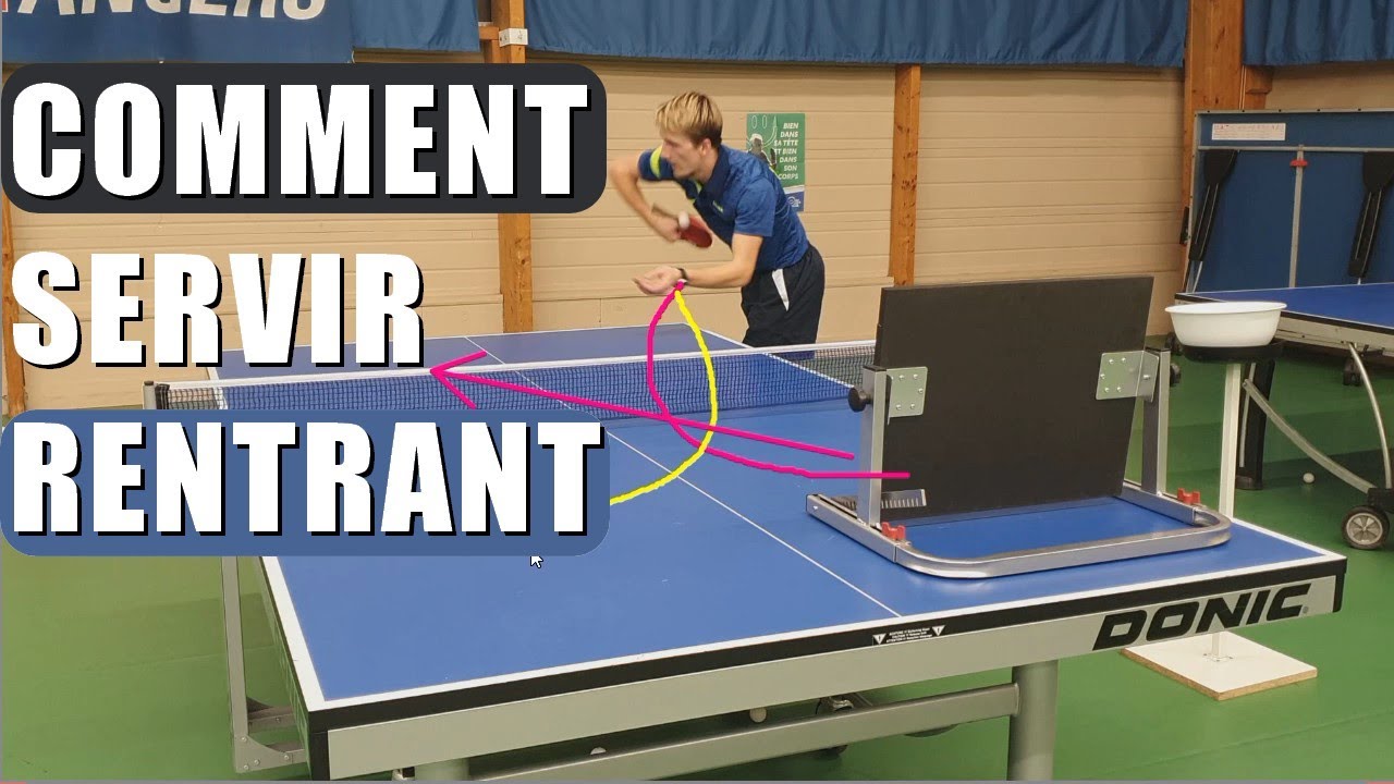 [TUTORIEL] APPRENDRE LE SERVICE RENTRANT AU TENNIS DE TABLE (avec un petit jeu à la fin)