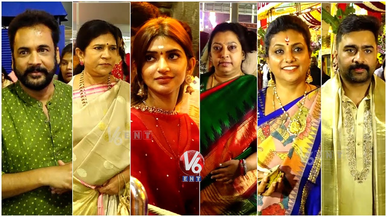 Tollywood Celebrities And Cricketers Visits Tirumala Temple | Vaikunta Ekadashi 2025 | | V6 Ent