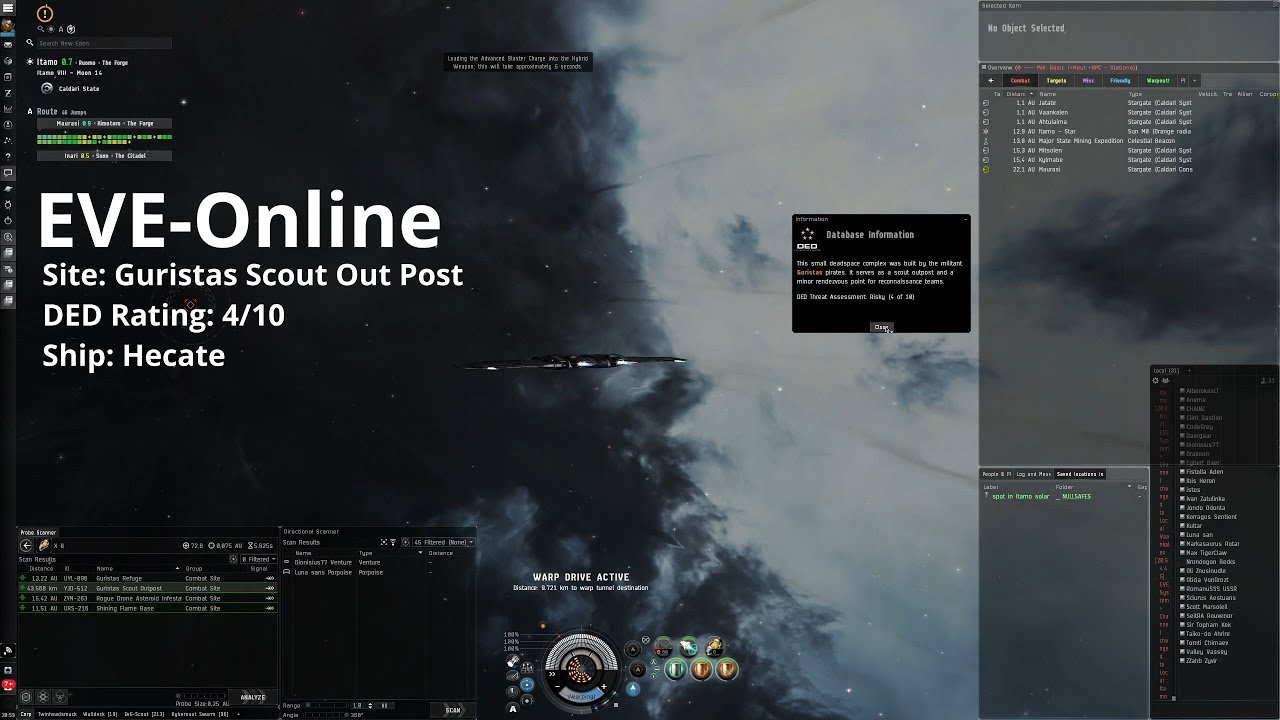 EVE-Online: Hecate -  Guristas Scout Outpost