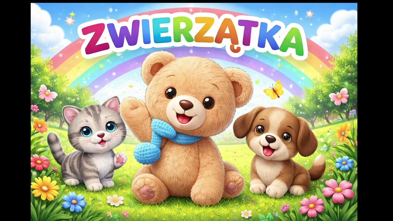 Zwierzątka w Zaczarowanej Krainie Nutek 🧸🐶🐱 | Piosenka dla dzieci