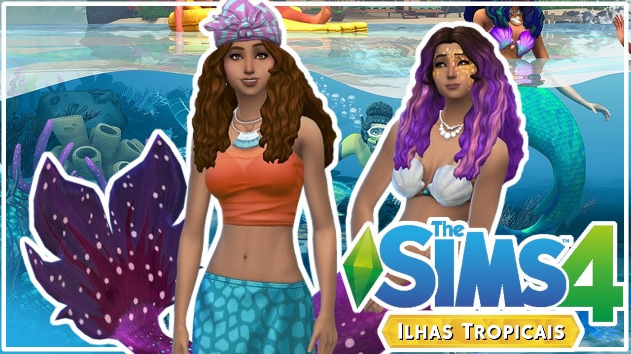 ILHAS TROPICAIS: JOGANDO COM SEREIA (CAS & PODERES) | The Sims 4 | Review