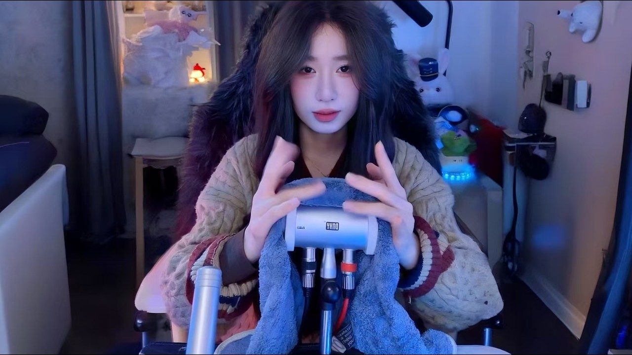【ASMR 3dio】芒果（无人声）  清洁耳道 放松身心   搓麦 棉签掏耳