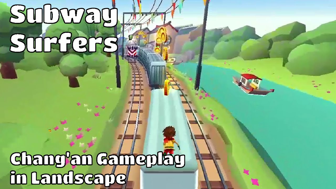 Subway Surfers - Chang'an Gameplay in Landscape