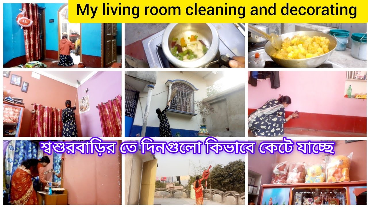 রবিবারের ব্যস্ত রুটিন ঘরের কাজে অদক্ষ মেয়েটা আজ একা হাতে রান্না সংসার সামলাচ্ছে।