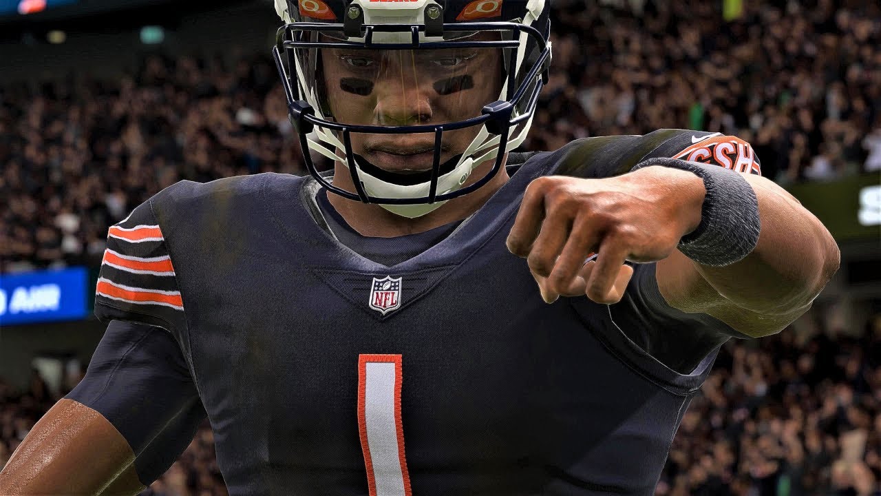 Madden 21 Justin Fields Bears vs Patrick Mahomes Chiefs Super Bowl 57 Blowout PS5 4k 60fps Game Play